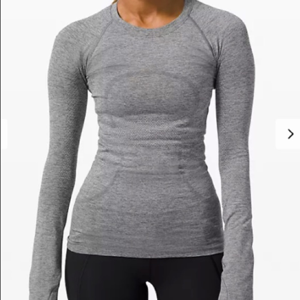 Grey lululemon swiftly tech size 2!